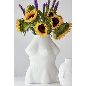 Jonathan Adler Muse Luciana Vase White 15”